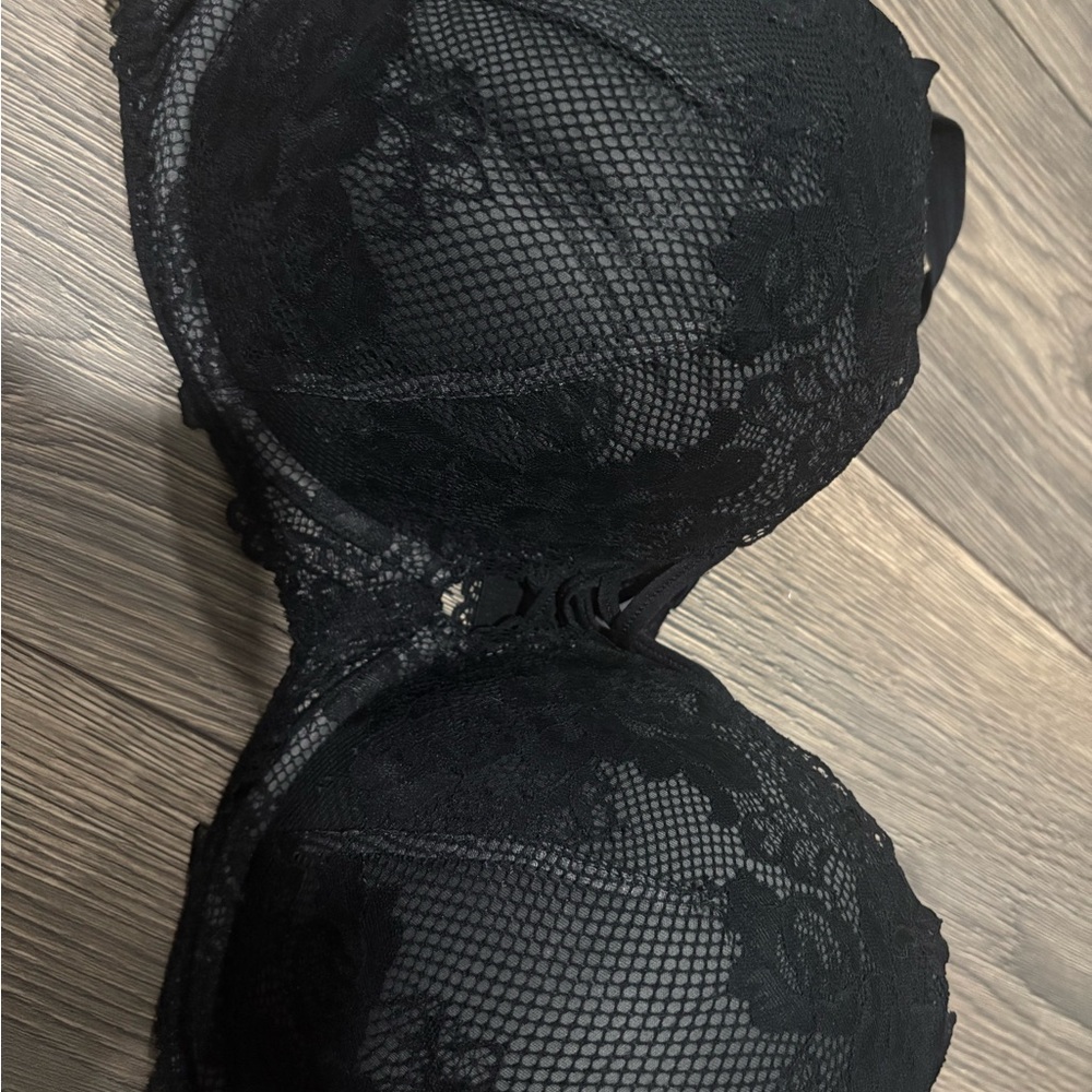 Torrid Black Floral Lace Bra
